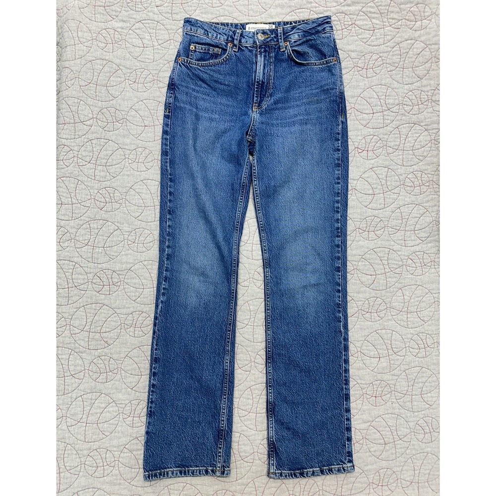 Stradivarius Jeans Blue D98 Straight Leg / Womens 6